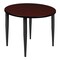 Regency Kahlo Square & Round Tables, 42 W, 42 L, 29 H, Wood, Metal Top, Mahogany TPL42RNDMHBK - alternate 1